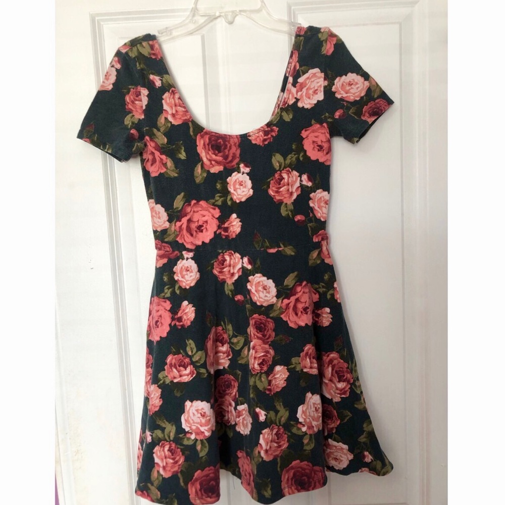 Floral Forever 21 Skater Dress